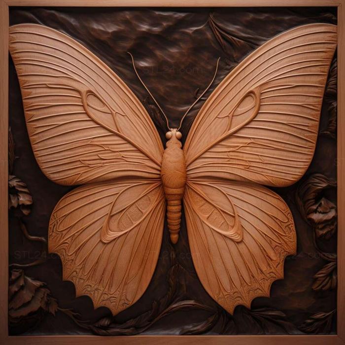 Nature and animals (Heliconius 2, NATURE_390) 3D models for cnc